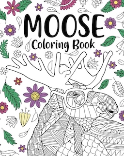Front cover_Moose Coloring Book