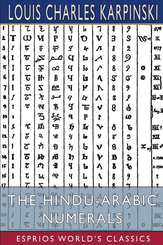 Front cover_The Hindu-Arabic Numerals (Esprios Classics)