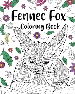 Front cover_Fennec Fox Coloring Book
