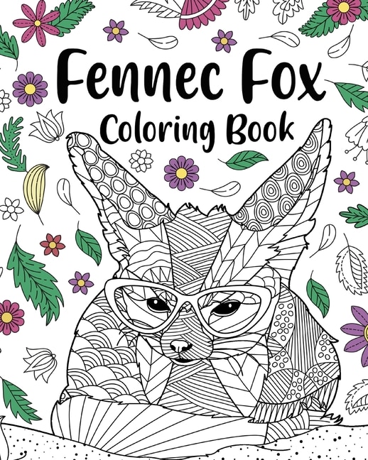 Front cover_Fennec Fox Coloring Book