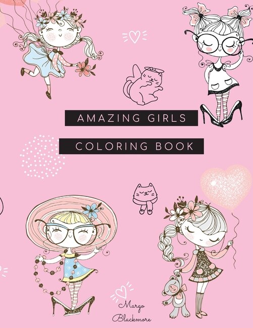 Front cover_Amazing Girl Coloring Book
