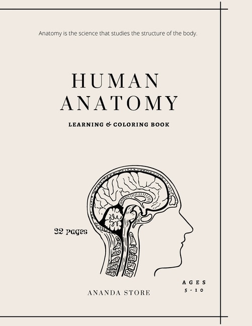Front cover_Human Anatomy Coloring Book