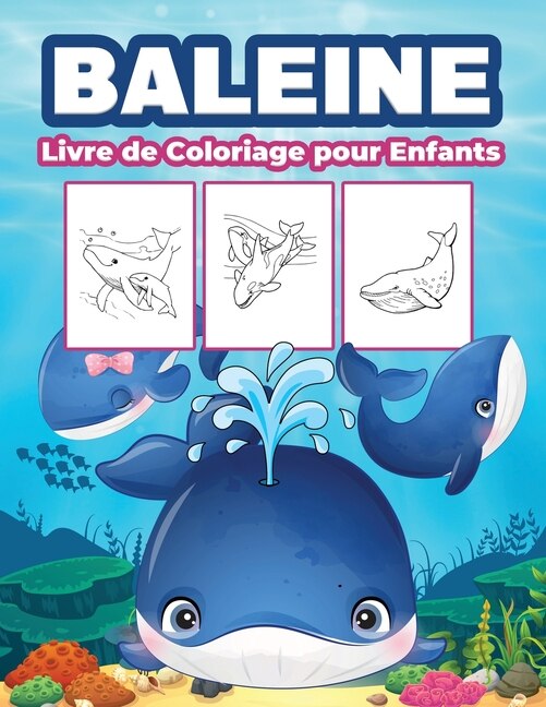 Couverture_Baleines Livre De Coloriage Pour Enfants