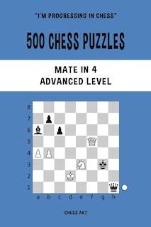 Couverture_500 Chess Puzzles, Mate in 4, Advanced Level