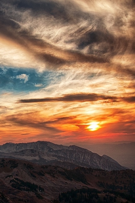 Front cover_Mountain Sunset JW Gratitude Journal