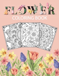 Front cover_Flower Coloring Book