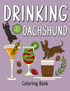 Couverture_Drinking Dachshund Coloring Book