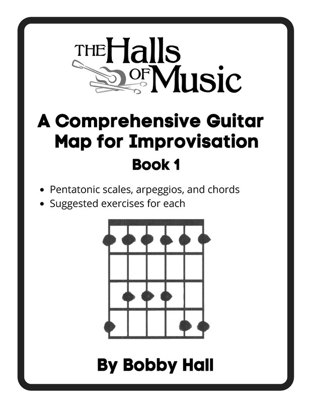 Front cover_The Halls of Music Comprehensive Guitar Map Book 1