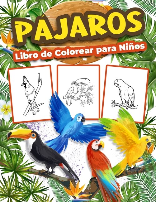Couverture_Oiseaux Livre De Coloriage Pour Enfants