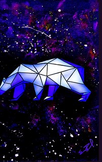 Front cover_Ursa Major Constellation Galaxy, Lined-Journal (Big Dipper/Big Bear)