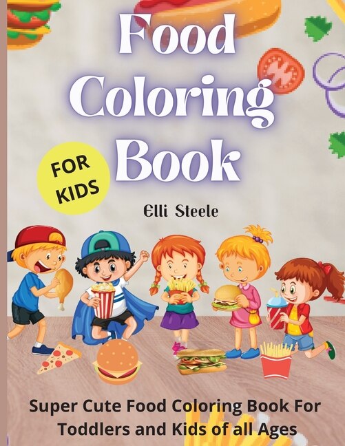 Couverture_Food Coloring Book For Kids