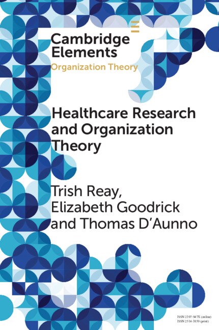 Front cover_Health Care Research And Organization Theory