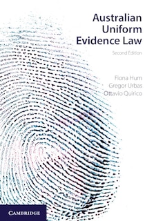Front cover_Australian Uniform Evidence Law