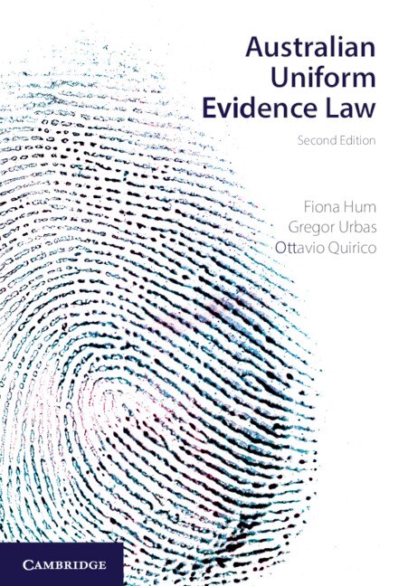 Front cover_Australian Uniform Evidence Law