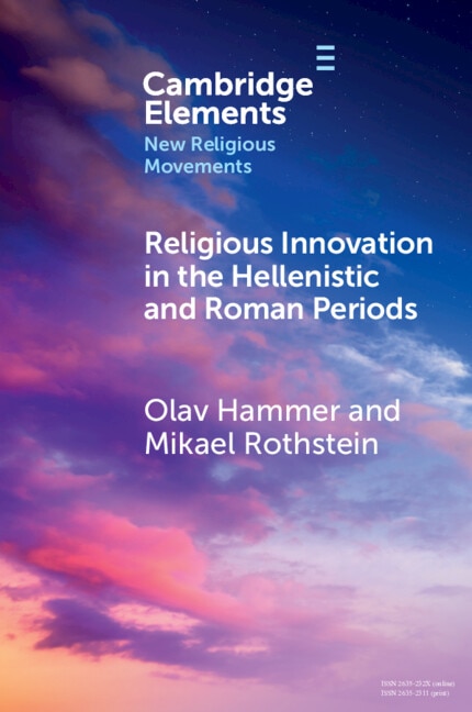 Couverture_Religious Innovation in the Hellenistic and Roman Periods