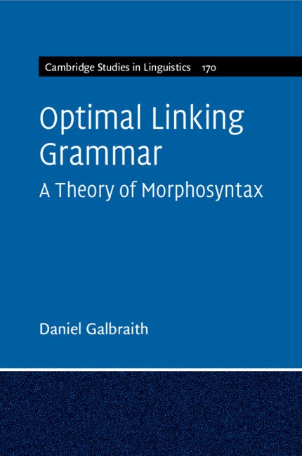 Front cover_Optimal Linking Grammar: Volume 170