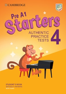 Couverture_Pre A1 Starters 4 Student's Book Without Answers With Audio