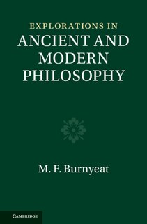 Explorations In Ancient And Modern Philosophy (vols 3-4 2-volume Set)