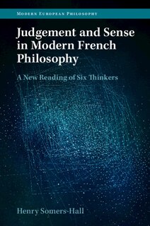 Couverture_Judgement and Sense in Modern French Philosophy