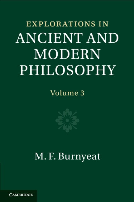 Couverture_Explorations in Ancient and Modern Philosophy: Volume 3