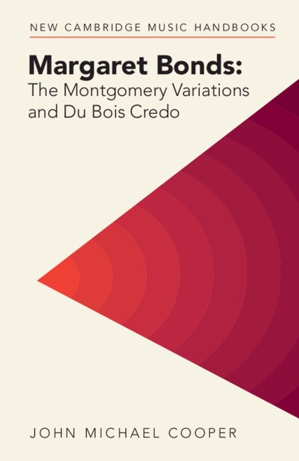 Front cover_Margaret Bonds: The Montgomery Variations and Du Bois Credo