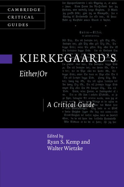 Couverture_Kierkegaard's Either/Or