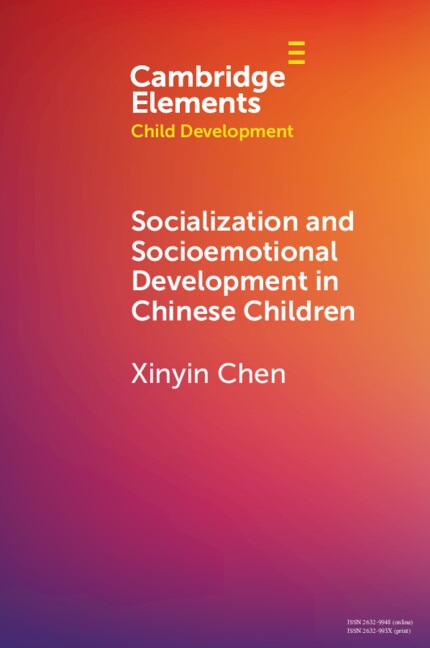 Front cover_Socialization and Socioemotional Development in Chinese Children