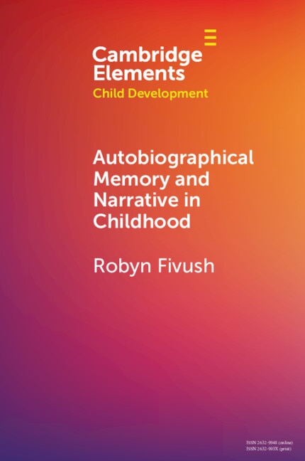 Couverture_Autobiographical Memory and Narrative in Childhood