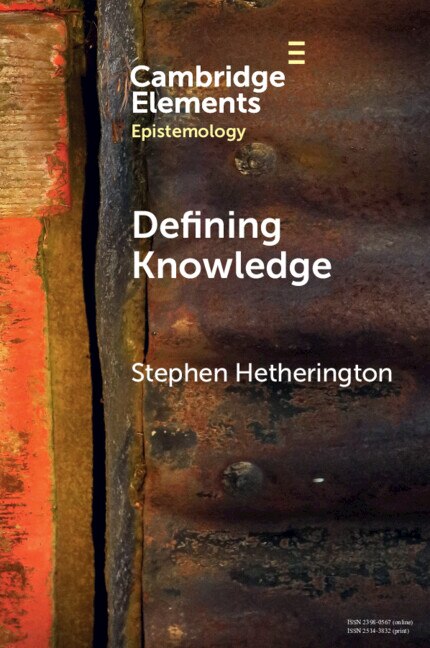 Front cover_Defining Knowledge