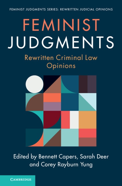 Front cover_Feminist Judgments: Rewritten Criminal Law Opinions