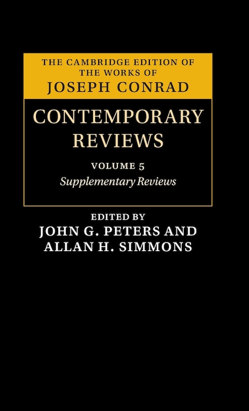Front cover_Joseph Conrad: Contemporary Reviews