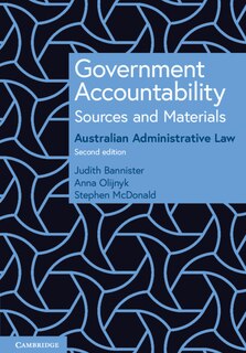 Front cover_Government Accountability Sources and Materials