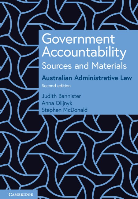Front cover_Government Accountability Sources and Materials