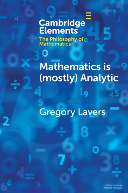 Couverture_Mathematics is (mostly) Analytic