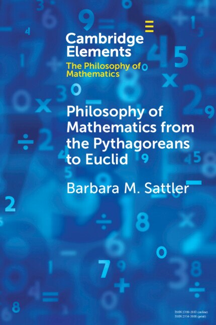 Couverture_Philosophy of Mathematics from the Pythagoreans to Euclid