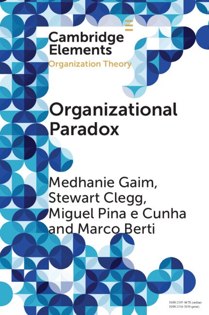 Front cover_Organizational Paradox