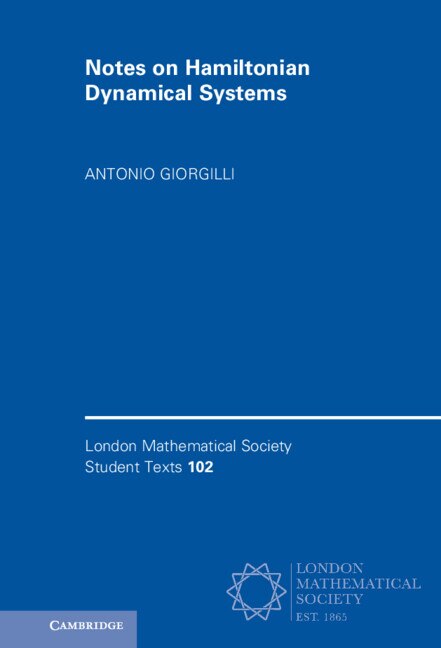 Front cover_Notes on Hamiltonian Dynamical Systems