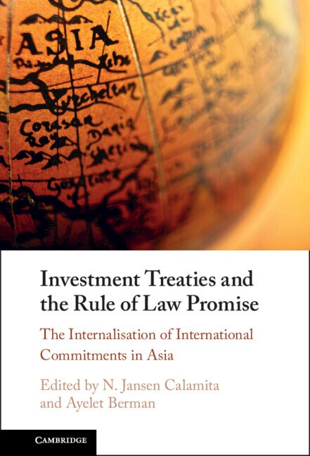 Couverture_Investment Treaties and the Rule of Law Promise