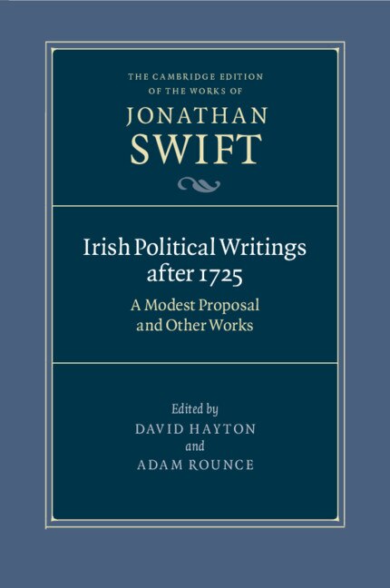 Irish Political Writings after 1725: A Modest Proposal and Other Works