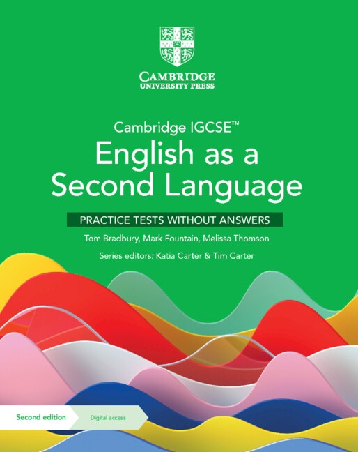 Couverture_Cambridge IGCSE™ English as a Second Language Practice Tests without Answers with Digital Access (2 Years)