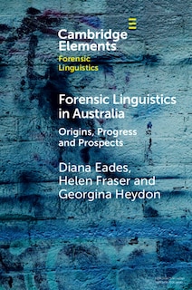 Couverture_Forensic Linguistics in Australia