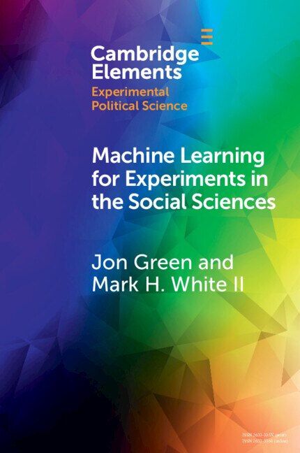Couverture_Machine Learning for Experiments in the Social Sciences