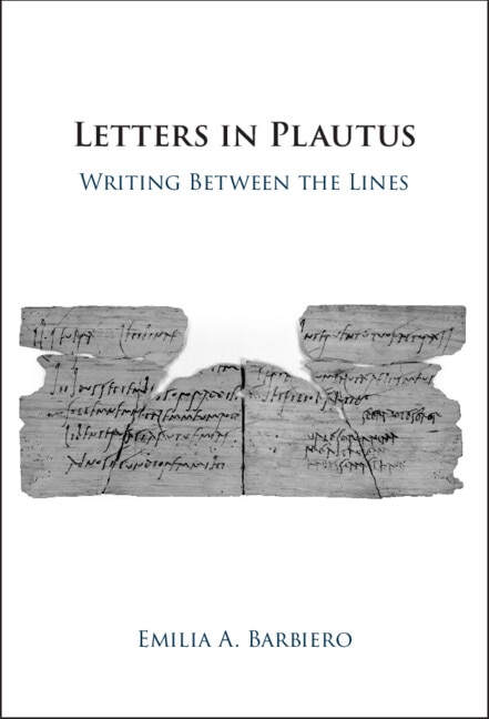 Front cover_Letters in Plautus