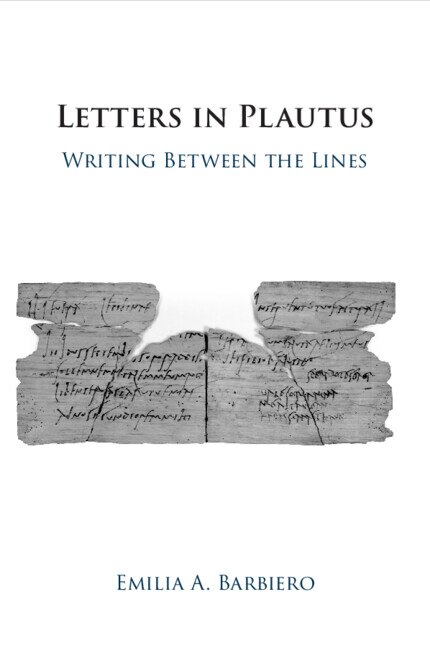 Couverture_Letters in Plautus