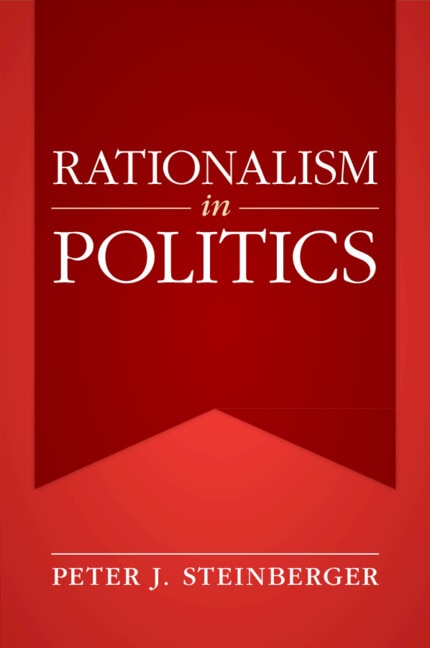 Front cover_Rationalism in Politics