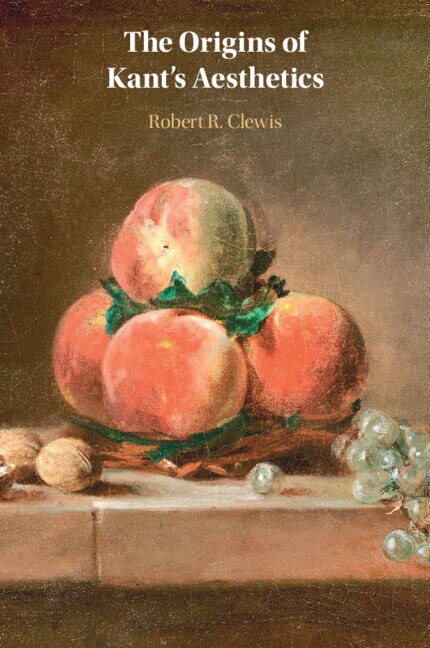 Couverture_The Origins of Kant's Aesthetics