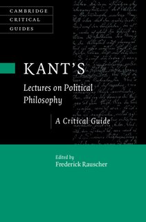 Couverture_Kant's Lectures on Political Philosophy