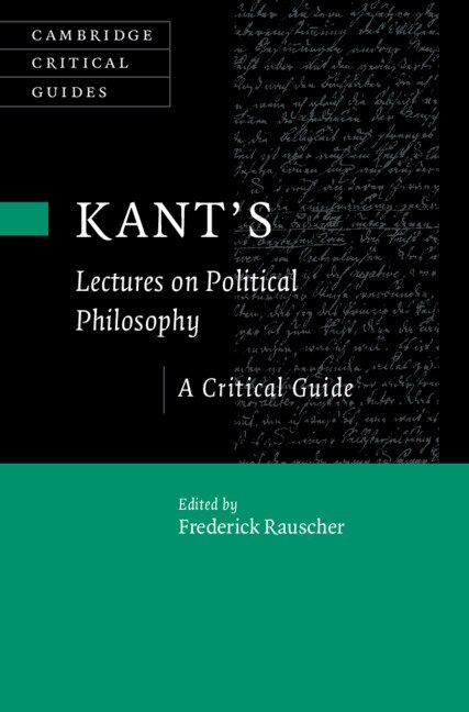 Couverture_Kant's Lectures on Political Philosophy
