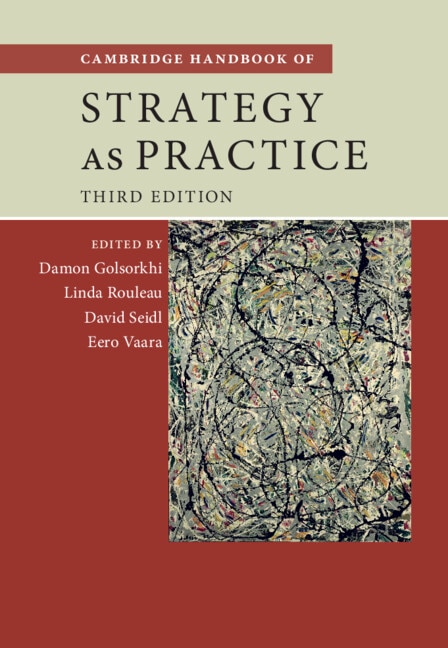 Couverture_Cambridge Handbook of Strategy as Practice