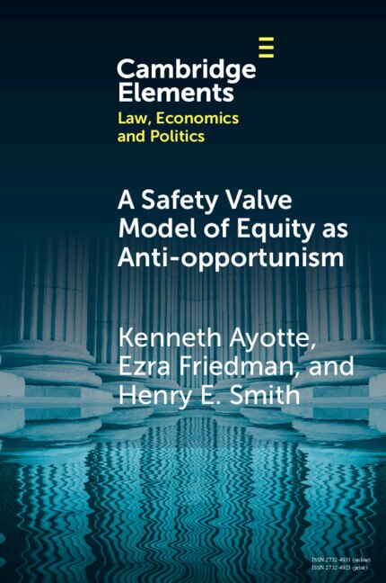 Couverture_A Safety Valve Model of Equity as Anti-Opportunism